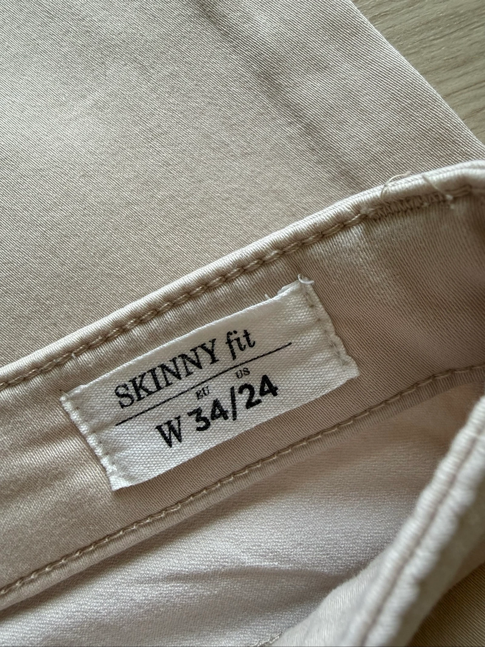 Calça slim skinny bege Bonobo tamanho 34 XS – photo 15